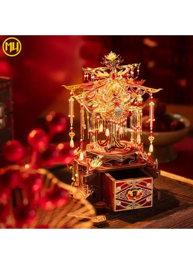 Phoenix Treasure Box 3D Metal Puzzle Floral Design Wedding Christmas Gift - Image 2